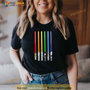 Lgbt Flag Light Swords Gay Pride Sword Gift Shirt 3