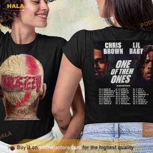 Lil Baby Chris Brown One Of Them Ones Tour Shirt, One Of Them Ones Tour Merch