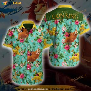 Lion The King Funny Hawaiian Shirt, Tropical Shirt For Men
