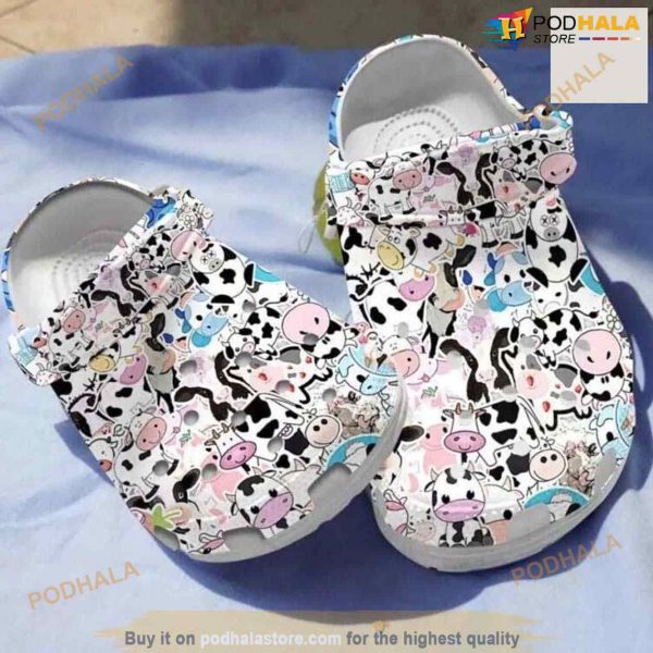 Little Cow Cattle Cartoon Crocs Clogs Shoes