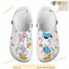 Little Donald Daisy Kissing White Pattern Graphic Cartoon Crocs Clog Shoes