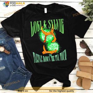 Loki Sylvie The Taking Down Tie Tva Tour Shirt 3