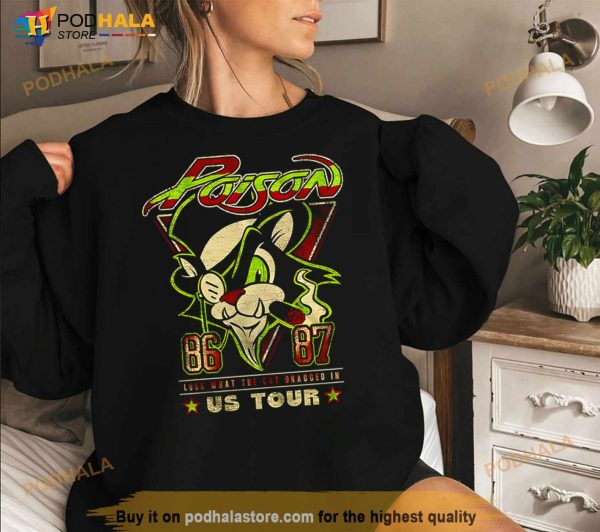 Look What The Cat Dragged In US Tour Poison T Shirt