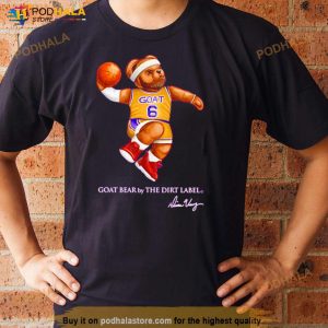 Los Angeles Lakers LeBron James GOAT bear Shirt