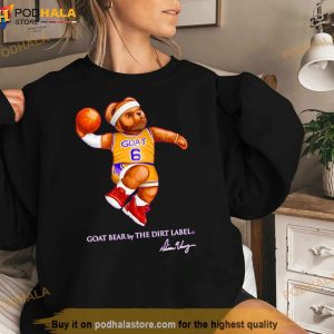 Los Angeles Lakers Lebron James Goat Bear Shirt 3