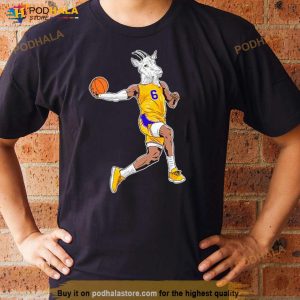 Los Angeles Lakers Lebron James Goat Heat Dunk Shirt 3