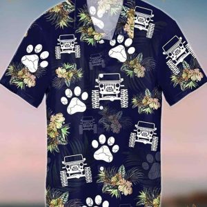 Love Jeep Car Iv Funny Hawaiian Shirt, Tropical Shirt For Men