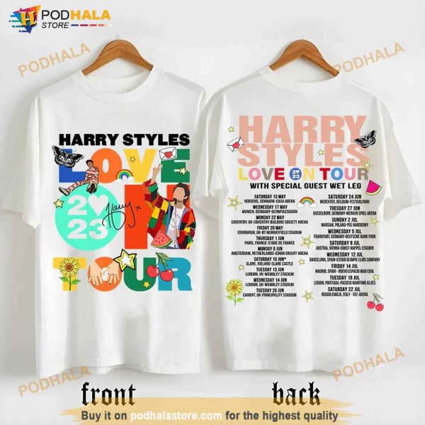 Love On Tour 2023 2 Sides Unisex Shirt, Sweatshirt, Hoodie, Harry House Gift For Fan