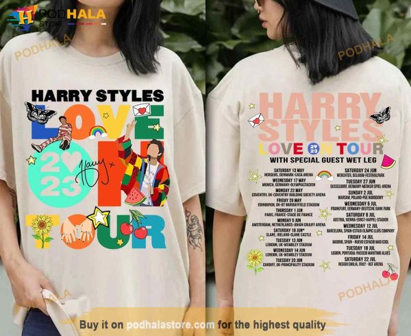 Love On Tour 2023 2 Sides Unisex Shirt, Sweatshirt, Hoodie, Harry House Gift For Fan
