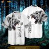 Love White Tiger Funny Hawaiian Shirt, Hawaiian Outfit For Men