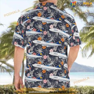 Lufthansa Boeing 747 430 Aloha Hawaiian Shirt Triangle Bikini Set 2