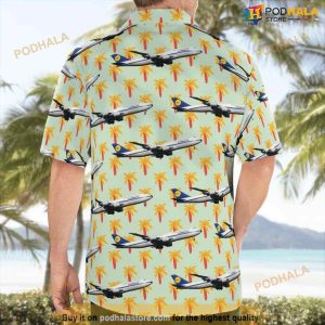 Lufthansa Boeing 747 830 Retro Livery Hawaiian Shirt Outfit 2