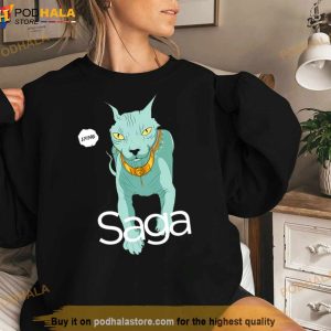 Lying Cat Cool Cat In Saga Comic Shirt 2