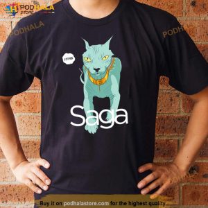Lying Cat Cool Cat In Saga Comic Shirt 3