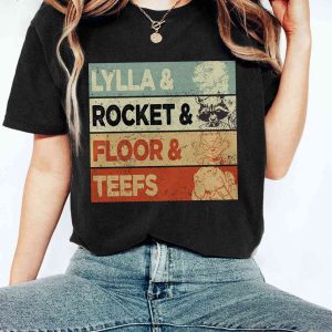 Lylla, Rocket, Floor And Teefs Marvel Shirt, Guardians of the Galaxy 3 Sweatshirt