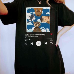 Lylla Rocket Floor Teefs Shirt, Into The Forever And Beautiful Sky Shirt