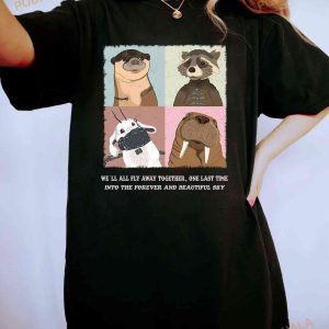 Lylla Rocket Floor Teefs Tee, Guardians of The Galaxy Vol.3 Shirt For Fans
