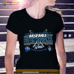 Lyons Vs Blue Jays 2023 NCAA Division III Baseball Super Regional The Road To Cedar Rapids Shirt