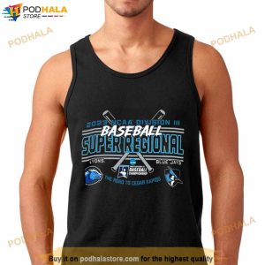 Lyons Vs Blue Jays 2023 Ncaa Division Iii Baseball Super Regional The Road To Cedar Rapids Shirt 2