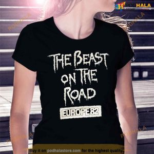 Maiden Remastered Beast On The Road Europe Tour Shirt