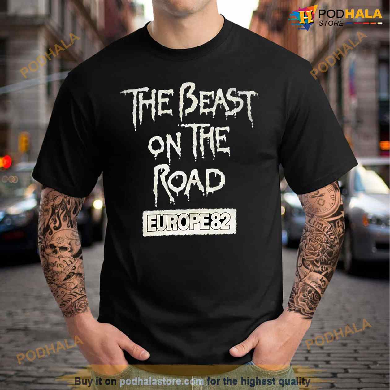 Maiden Remastered Beast On The Road Europe Tour Shirt Maiden Remastered Beast On The Road Europe Tour Shirt