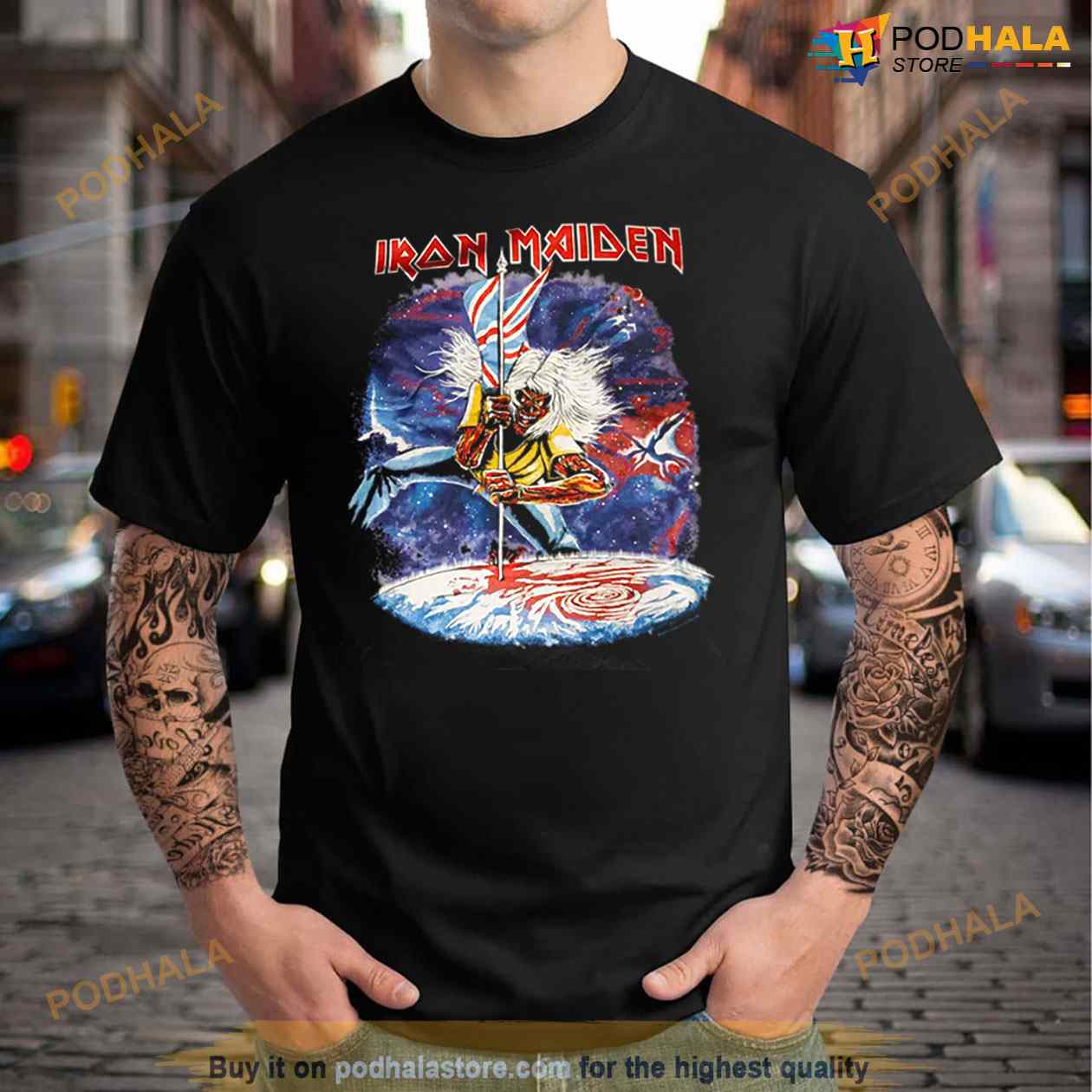 Maiden Remastered Beast On The Road Europe Tour Tee Maiden Remastered Beast On The Road Europe Tour Tee