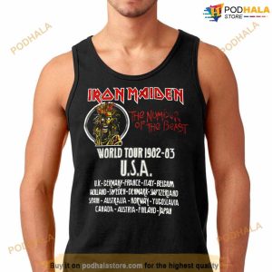 Maiden Remastered Beast On The Road World Tour Shirt 3