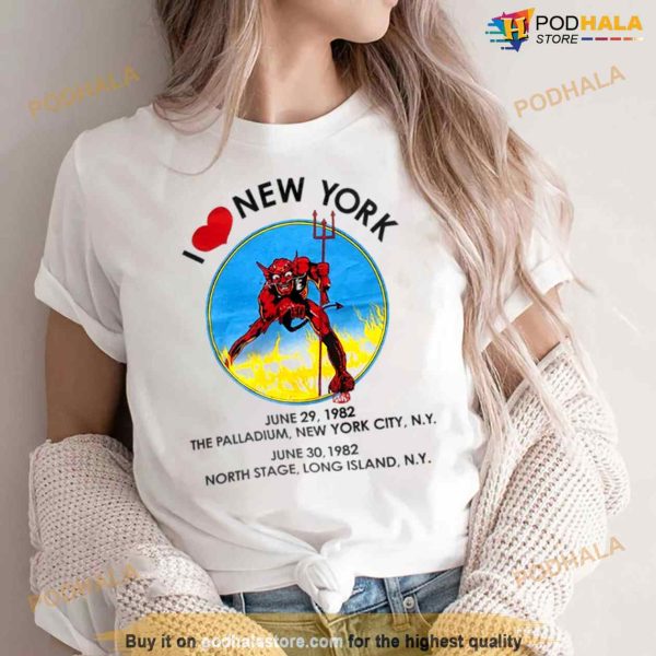 Maiden Remastered I Heart New York Shirt