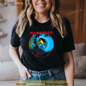 Maiden Remastered The Beast Cracks The West Coast Tee 3