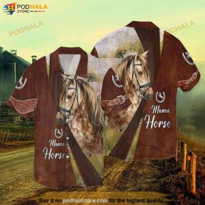 Mama Horse Funny Hawaiian Shirt, Hawaiian Outfit For Men