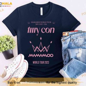 Mamamoo My Con Tour Shirt Kpop Merch Shirt Solar Moonbyul Wheein Hwasa 4