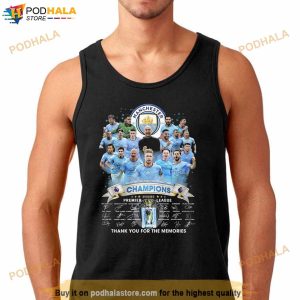 Manchester City Champions Premier League 22 23 Signature Shirt 2