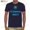 Manchester City PL Champions 2022 - 2023 Unisex T-Shirt