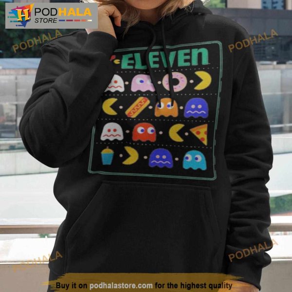 Mark Hoppus Wearing 7 Eleven Pac Man Shirt