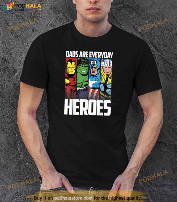 Marvel Avengers Fathers Day Everyday Heroes Graphic Shirt