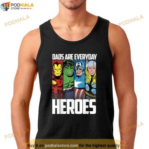 Marvel Avengers Fathers Day Everyday Heroes Graphic Shirt 2