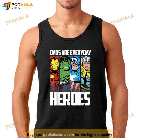 Marvel Avengers Fathers Day Everyday Heroes Graphic Shirt