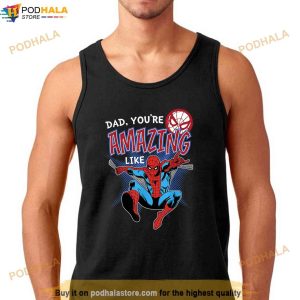 Marvel Spiderman Amazing Dad Fathers Day Graphic Shirt 3
