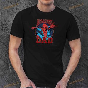 Marvel Spiderman Fathers Day Amazing Dad Graphic Shirt 2