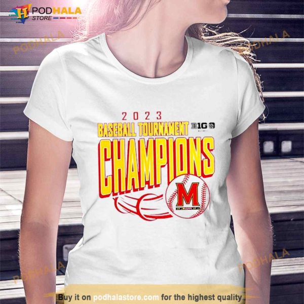Maryland Terrapins 2023 Baseball Tournament Champions Shirt