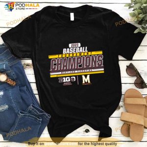 Maryland Terrapins 2023 Big 10 Baseball Conference Tournament Champions Shirt 2