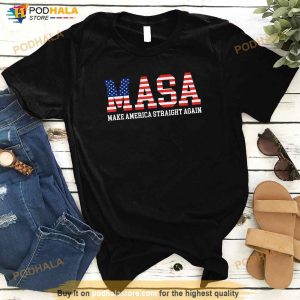 Masa Make America Straight Again Shirt 2