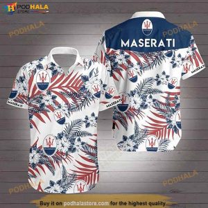 Maserati Funny Hawaiian Shirt, Hawaiian Outfit For Men