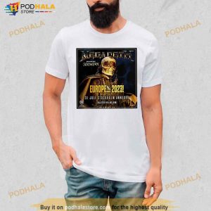 Megadeth Sweden With Special Guest Soilwork Europe 2023 Fan Gifts T Shirt