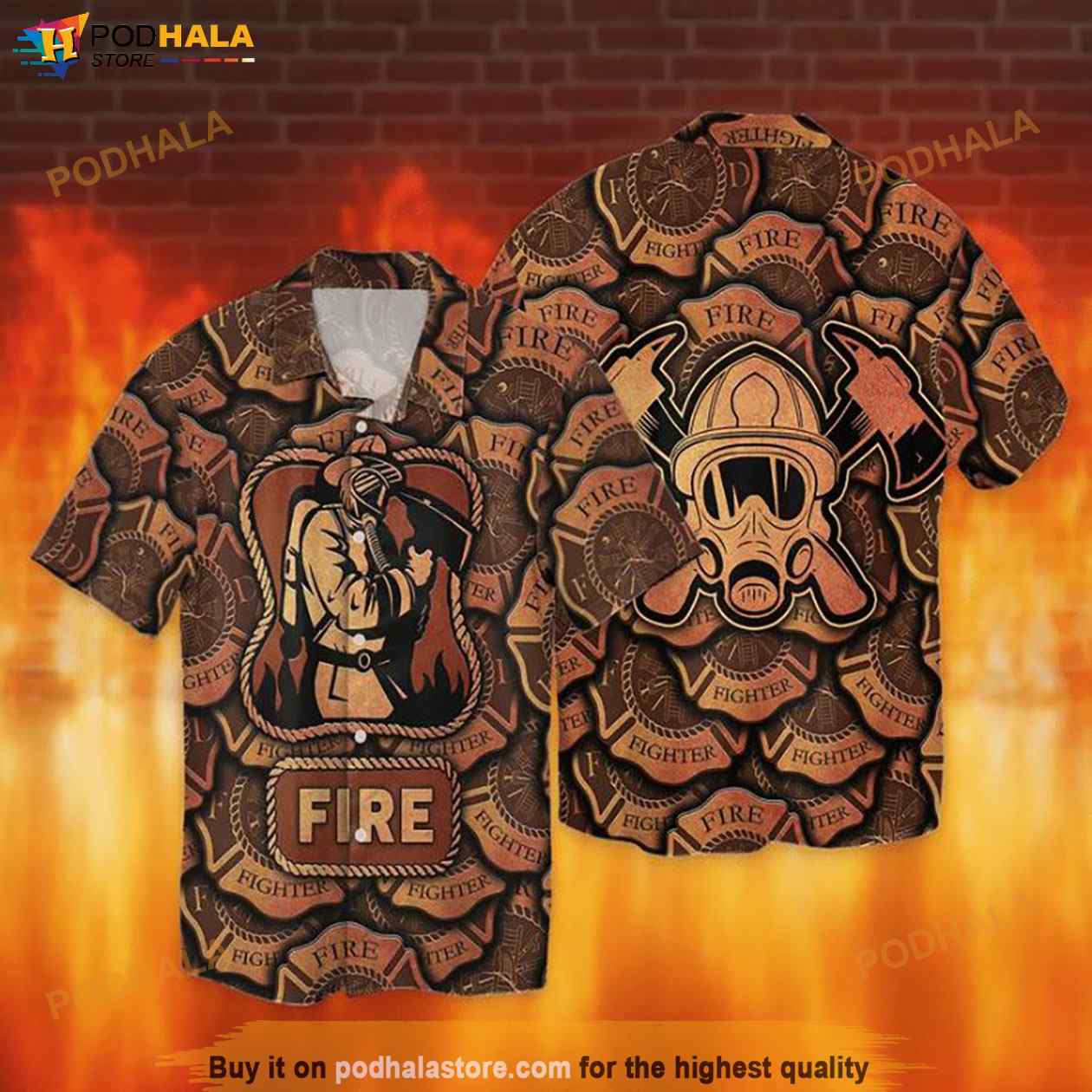 Memorial Day Firefighter Funny Hawaiian Shirt Memorial Day Firefighter Funny Hawaiian Shirt