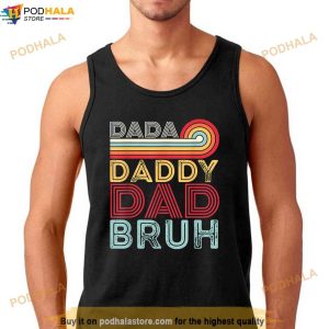 Mens Funny Fathers Day Retro Design Vintage Outfit For Dad Father Shirt