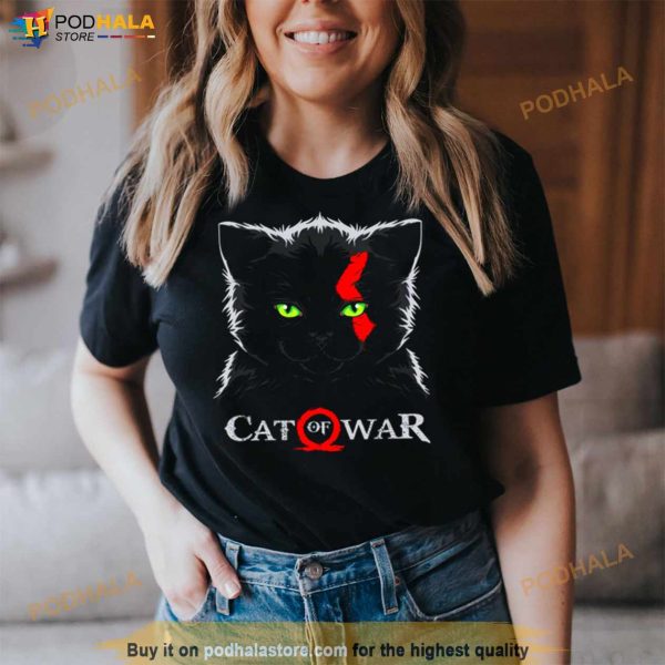 Meow Cat Of War God Of War Ragnarok Shirt