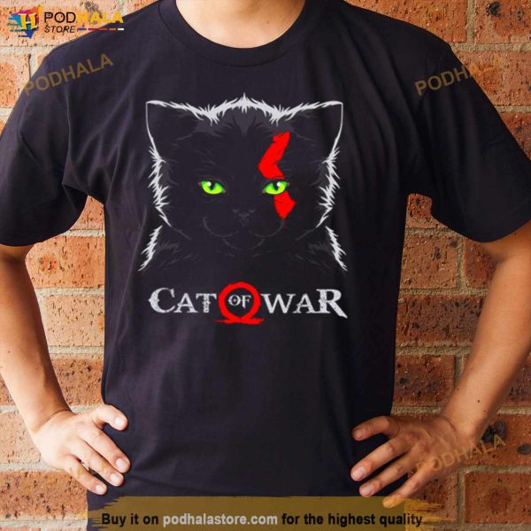 Meow Cat Of War God Of War Ragnarok Shirt