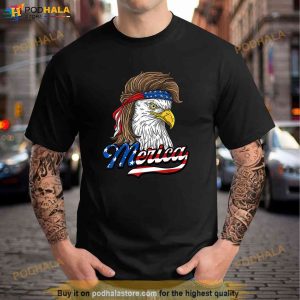 Merica Patriotic Usa Eagle Of Freedom 4th Of July Shirt 2
