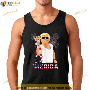 Merica Trump Outfits Don Drunk Donald Drunk 4th Of July Shirt 3